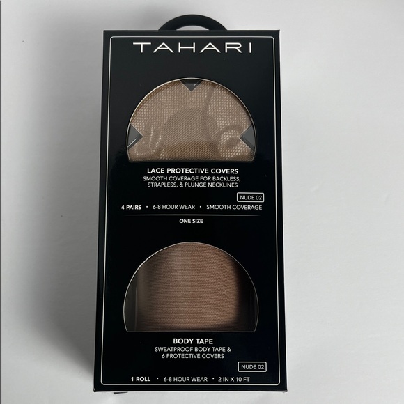 Tahari Other - Tahari Nude Lace Covers and Body Tape Set